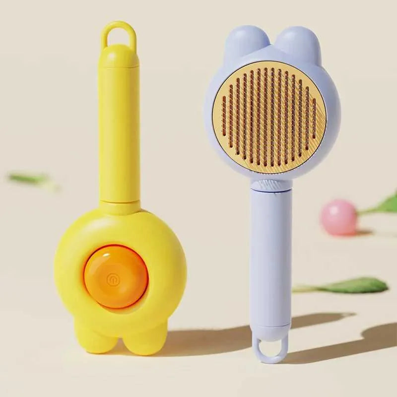 Self-Cleaning Pet Hair Remover Brush